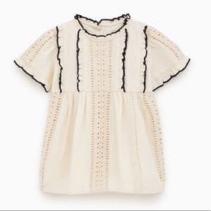 Zara toddler dress with ruffle